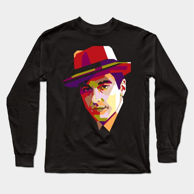 Al Pacino Long Sleeve T-Shirt by difrats